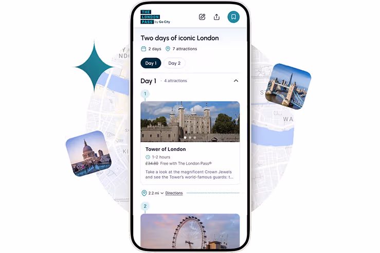A graphic of the Go City Trip Planner