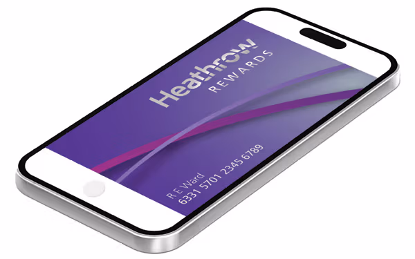 Carte Heathrow Rewards