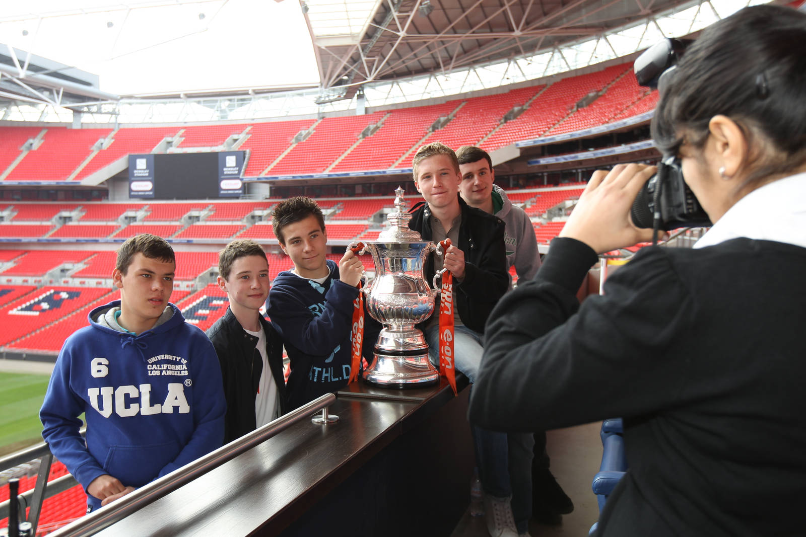 Inne på Wembley Stadium