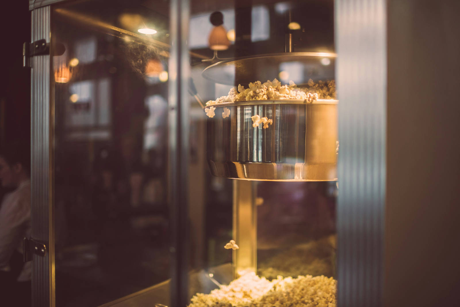Popcorn in einem Theater