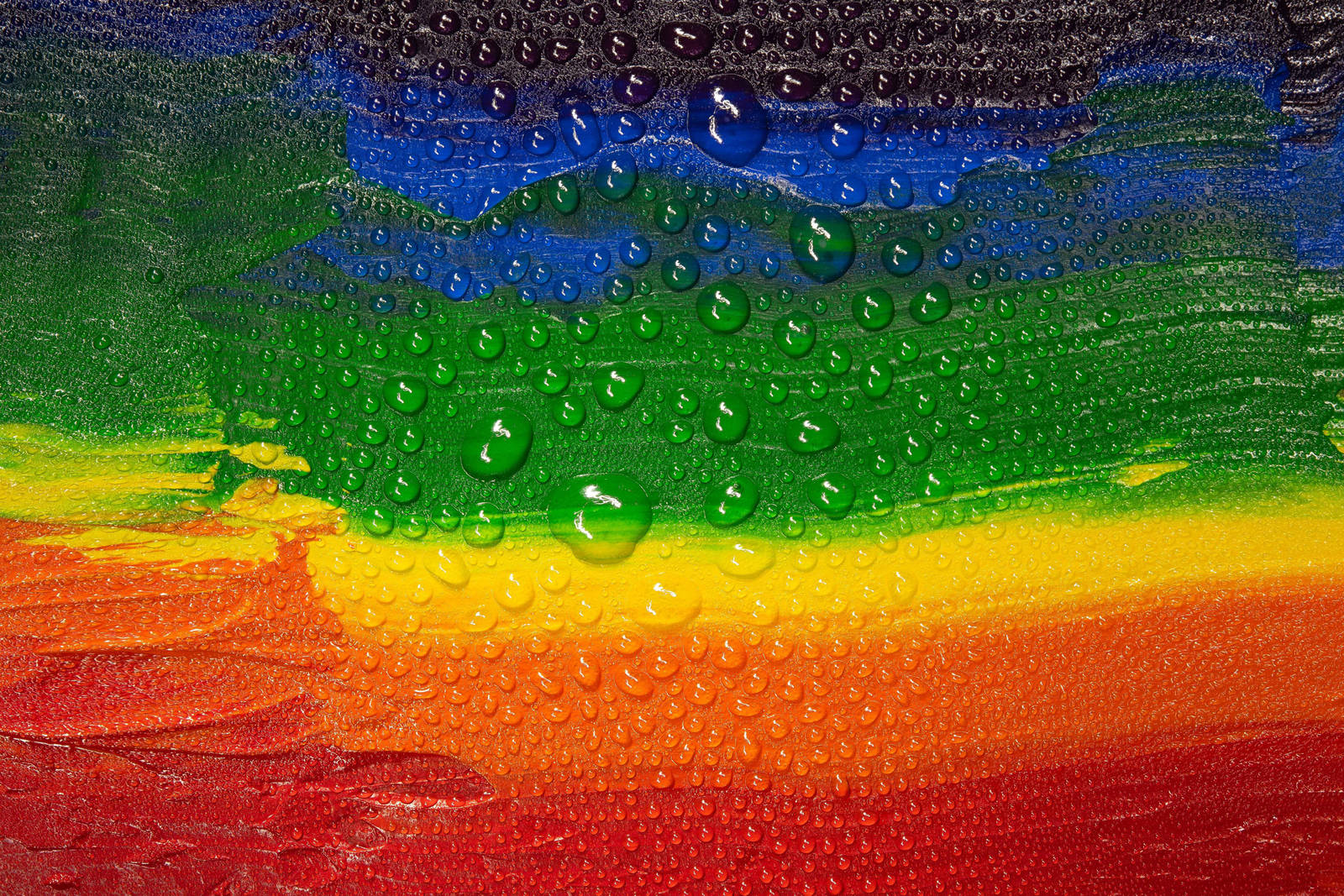 Pride paint with water